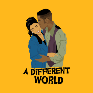 black romantic kiss different world T-Shirt