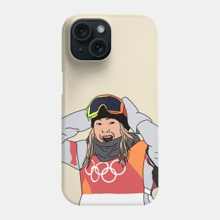 chloe is smiling Phone Case