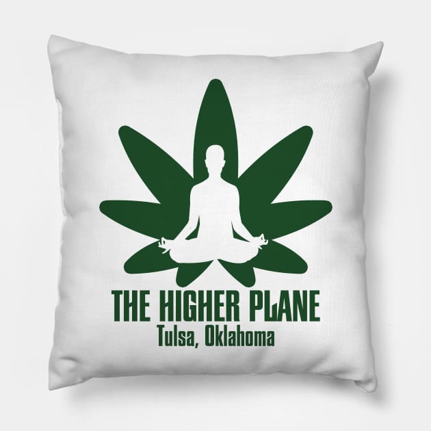 The Higher Plane Tulsa Pillow by Kishiton