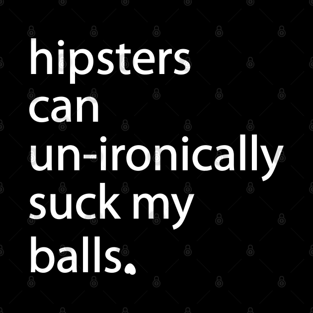 Hipster Balls (white) by Roufxis