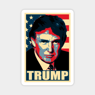 Donald Trump Stars And Stripes Magnet