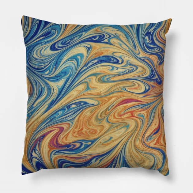 Inked Iridescence Pillow by Fantasyscape