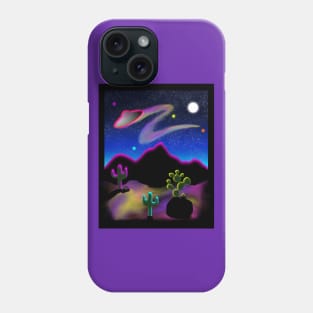 UFO Desert Party Phone Case