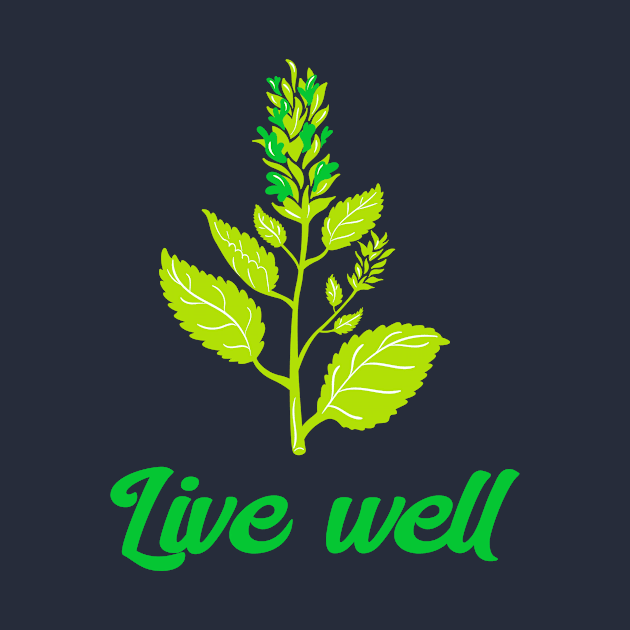 LIVE WELL PLANT by TeeNZ