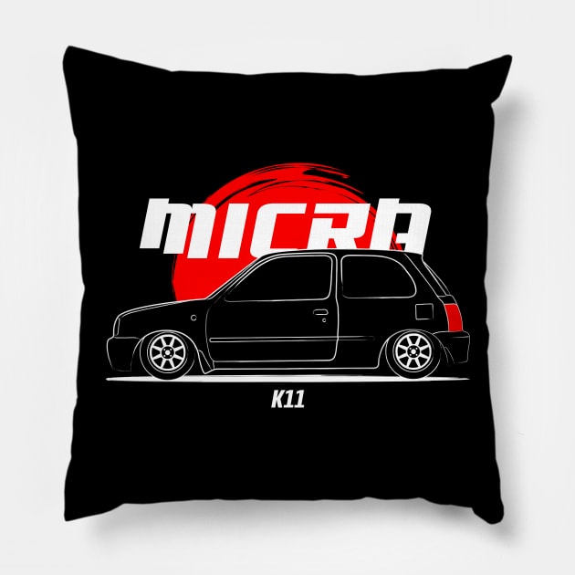 JDM Micra Pillow by GoldenTuners