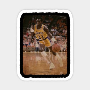 Michael Cooper, 1987 Vintage Magnet