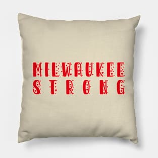 Milwaukee Strong T-Shirt Pillow