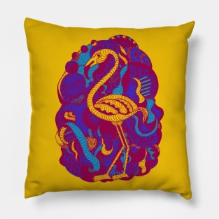 Triad Lost Flamingo Pillow