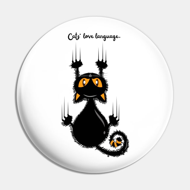 Halloween cat design Pin by Fayn