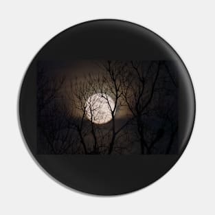 Full Moon Rising Number 3 Pin