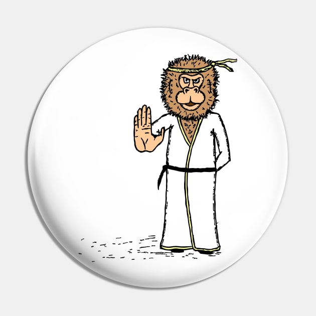 Kung Fu Monkey Pin by LK_TK_DESIGNS