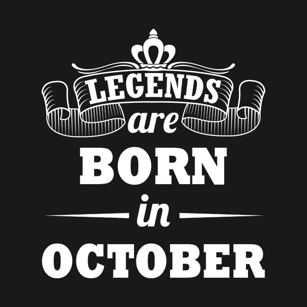 Legends are born in October by wewew66