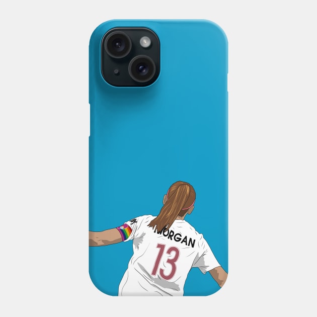 Alex Morgan San Diego Wave Soccer Phone Case by Hevding