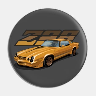 1981 Chevrolet Camaro Z28 in gold Pin