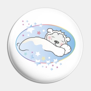 A sleeping lion Pin