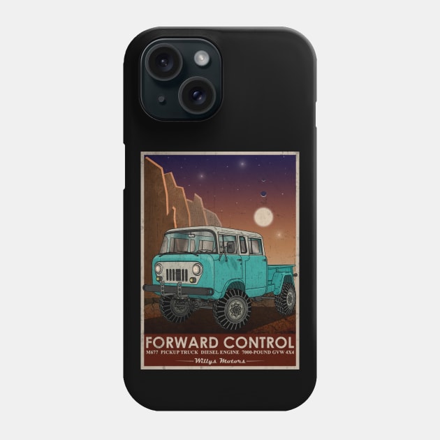 Jeep Forward Control FC-M677 Moonlight Phone Case by Guyvit