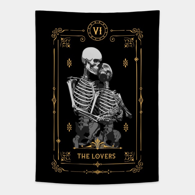 The Lovers VI Tarot Card Tapestry by Grandeduc
