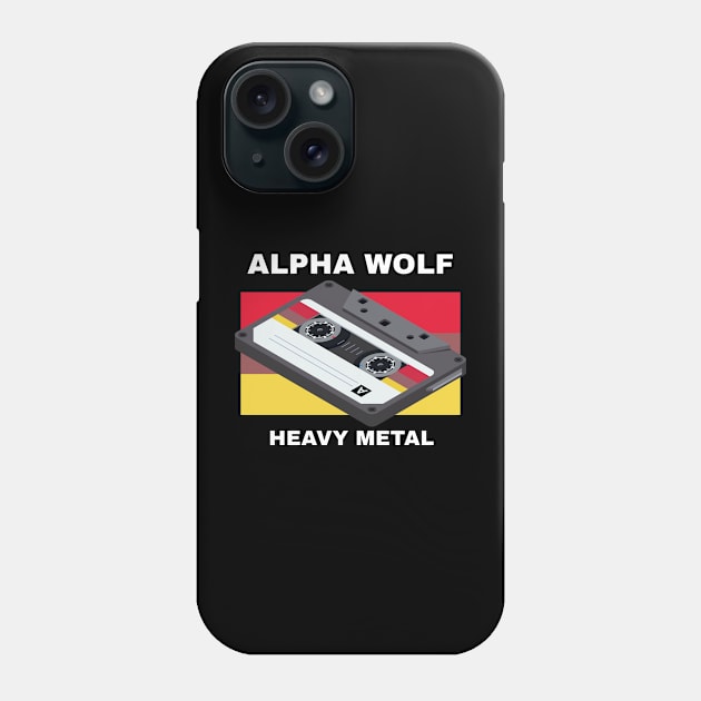 Alpha Wolf / Heavy Metal Phone Case by Masalupadeh