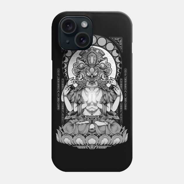 Sacred Ascetic Phone Case by GODZILLARGE