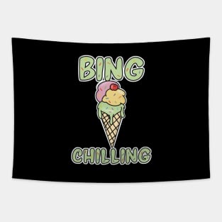 Bing chilling Ice cream Tapestry