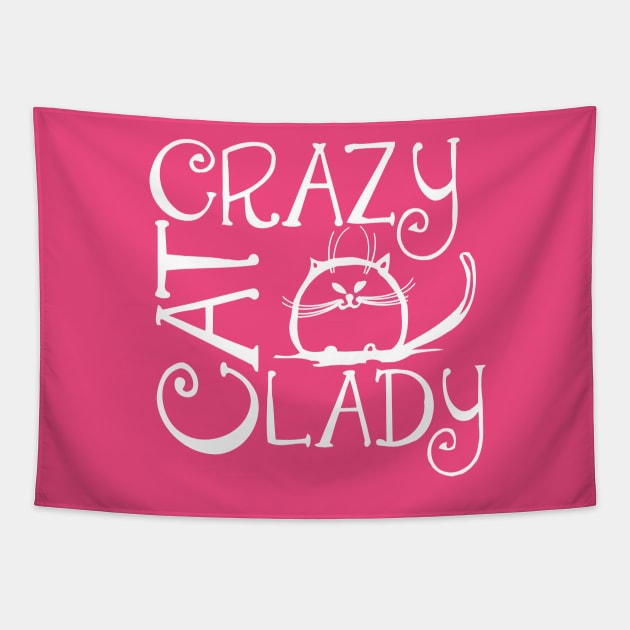 Crazy Cat Lady Tapestry by bearsmom42