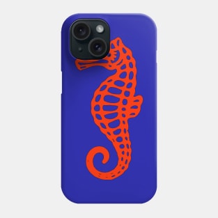 Red Seahorse Phone Case