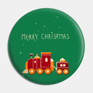 Christmas Train Pin