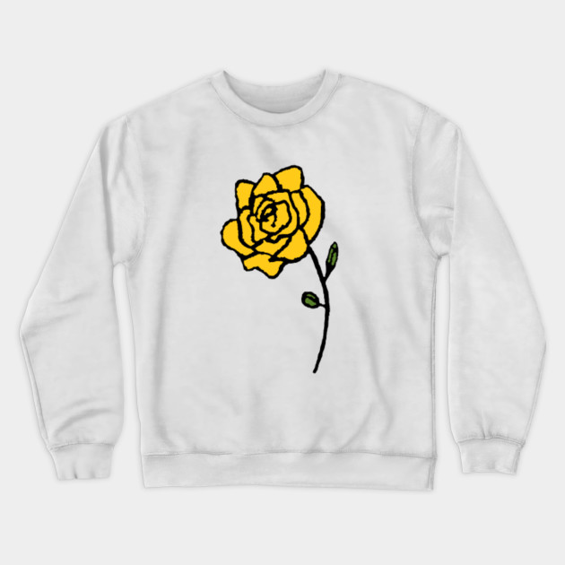 yellow rose sweatshirt