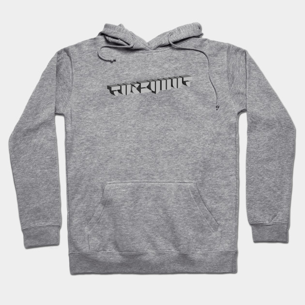 Tuckyhut For Gray And Muted Color Graphic Design Hoodie