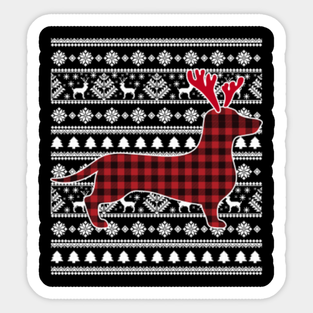 christmas dachshund pajamas
