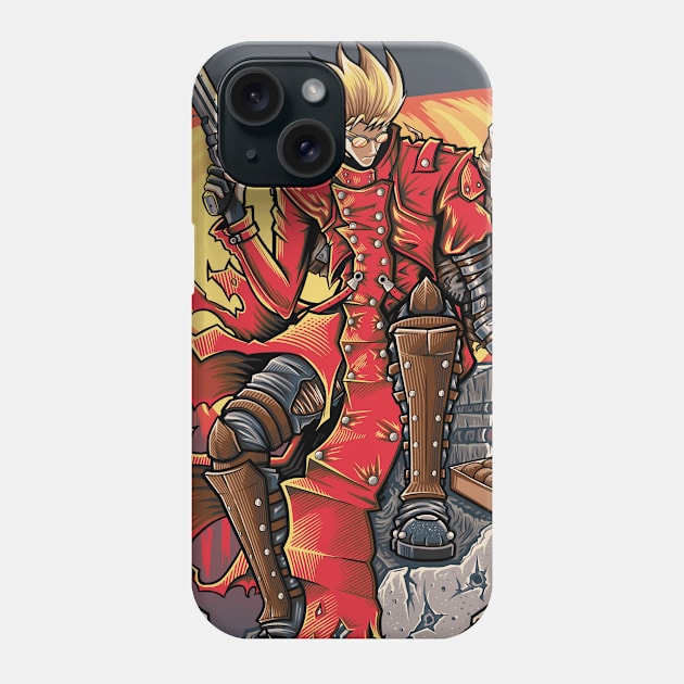 The Humanoid Typhoon - Trigun Phone Case by TrulyEpic