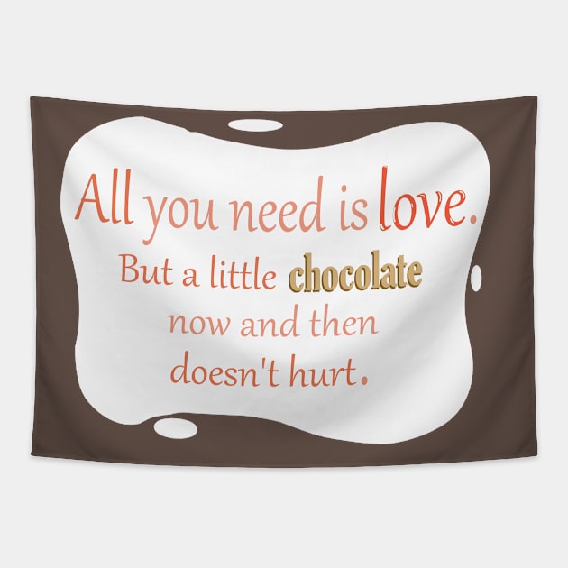 Chocolate love Tapestry by TheNewMoon