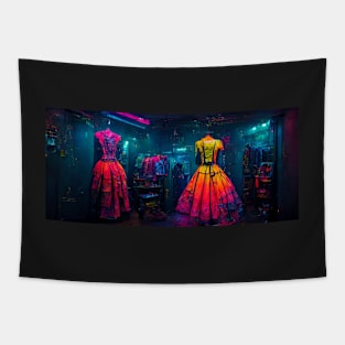 Cyberpunk Dresses Tapestry