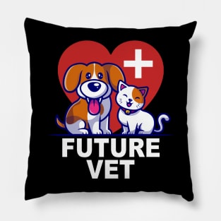 Future Vet, Future Veterinarian Vet Tech Vet Major Veterinary School Pillow