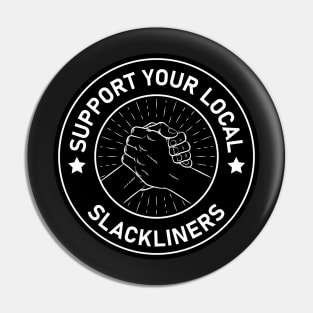 slacklining support your local slackliners Pin