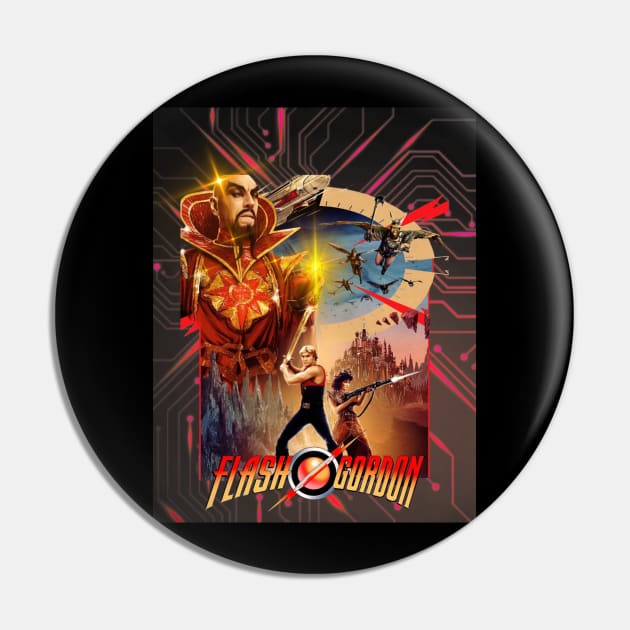 Flash Gordon Pin by TorrezvilleTees