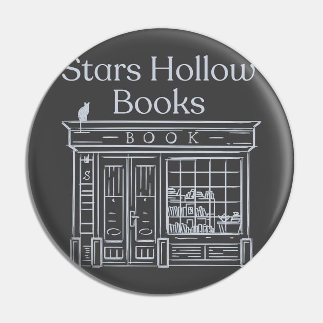 Stars Hollow Books Light Pin by capesandrollerskates 