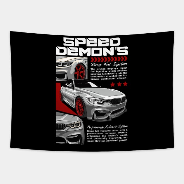 M3 F80 Speed Demon's Tapestry by Harrisaputra