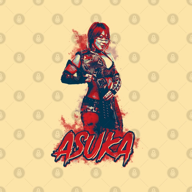 Asuka Wrestler Pop Art by NONOKERS