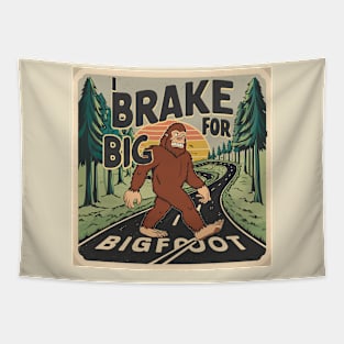 Braking for Bigfoot Tapestry