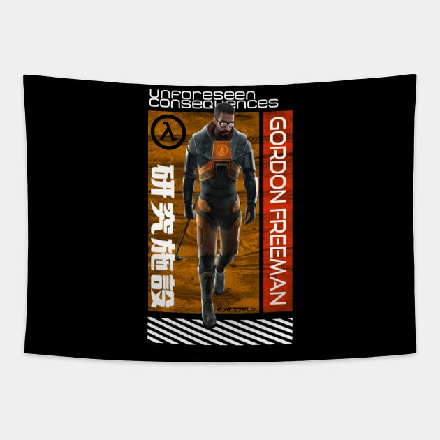 Half life - Gordon 1 Tapestry by ETERNALS CLOTHING