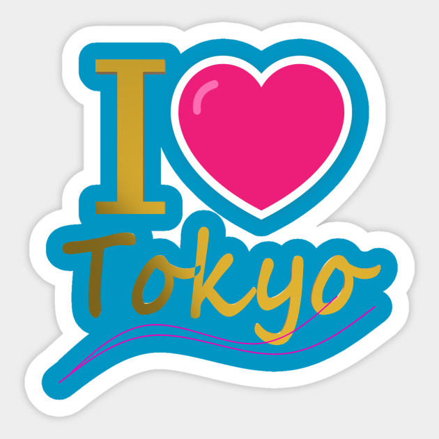 I Love Tokyo I Love Tokyo Sticker Teepublic