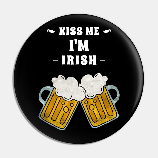 happy st patricks day, Kiss me I'm Irish Pin by Istanbul