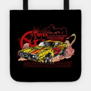 curves and bullets muscle car madness Tote