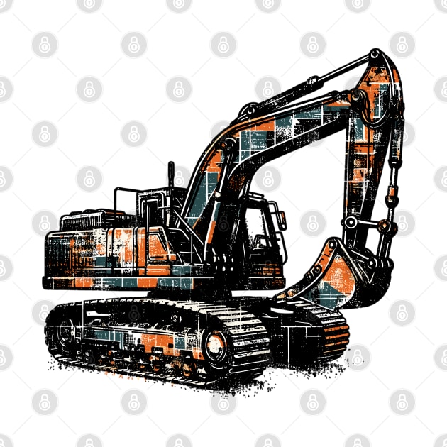 Excavator by Vehicles-Art