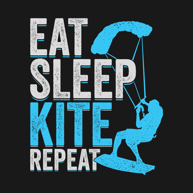 Eat Sleep Kite Repeat Kitesurfing Kitesurfer Gift by Dolde08