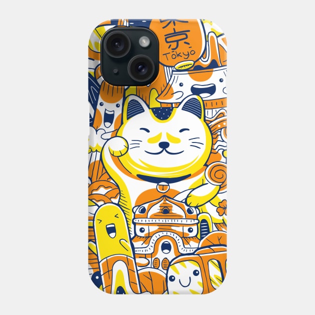 Tokyo City Phone Case by MEDZ