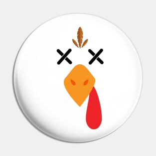 Turkey Face thanksgiving fall season Great for parties Pin