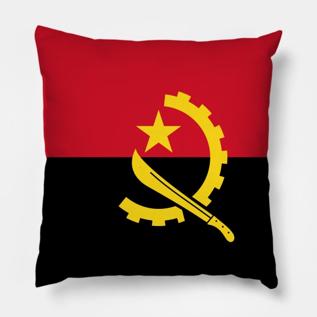 Angola front Pillow by MarkoShirt