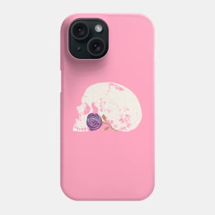 The Skull and the Purple Rose Phone Case